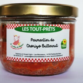 Voir le produit Parmentier de chorizo butternut - 330g du même vendeur Le Cochon de Falaise - SAS HOVALE