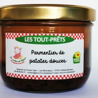 Voir le produit Boudin parmentier patates douces - 380g du marchand Le Cochon de Falaise - SAS HOVALE