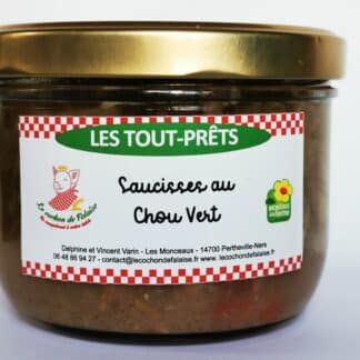 Voir le produit Saucisses au chou 350g du marchand Le Cochon de Falaise - SAS HOVALE