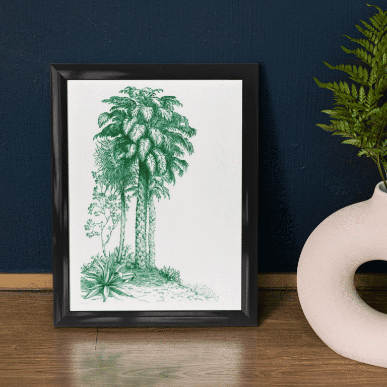 Le palmier, version vert émeraude