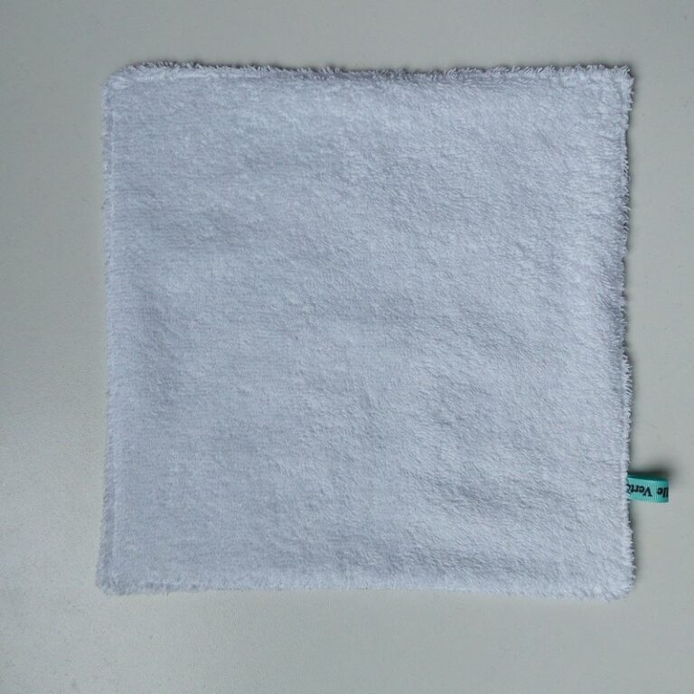 Essuie-tout lavable carré en tissu éponge