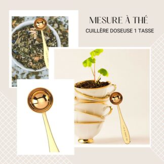 Voir le produit Mesure à thé 1 tasse Inox - cuillère doseuse vrac du marchand L'Aiguille Verte - Linge & zéro déchet