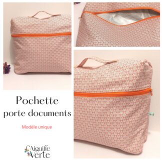 Voir le produit Pochette porte documents - Grand format du marchand L'Aiguille Verte - Linge & zéro déchet