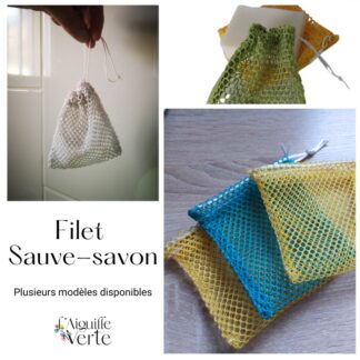 Voir le produit Filet Sauve savon du marchand L'Aiguille Verte - Linge & zéro déchet