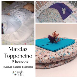 Voir le produit Matelas Bébé Topponcino d'inspiration Montessori du même vendeur L'Aiguille Verte