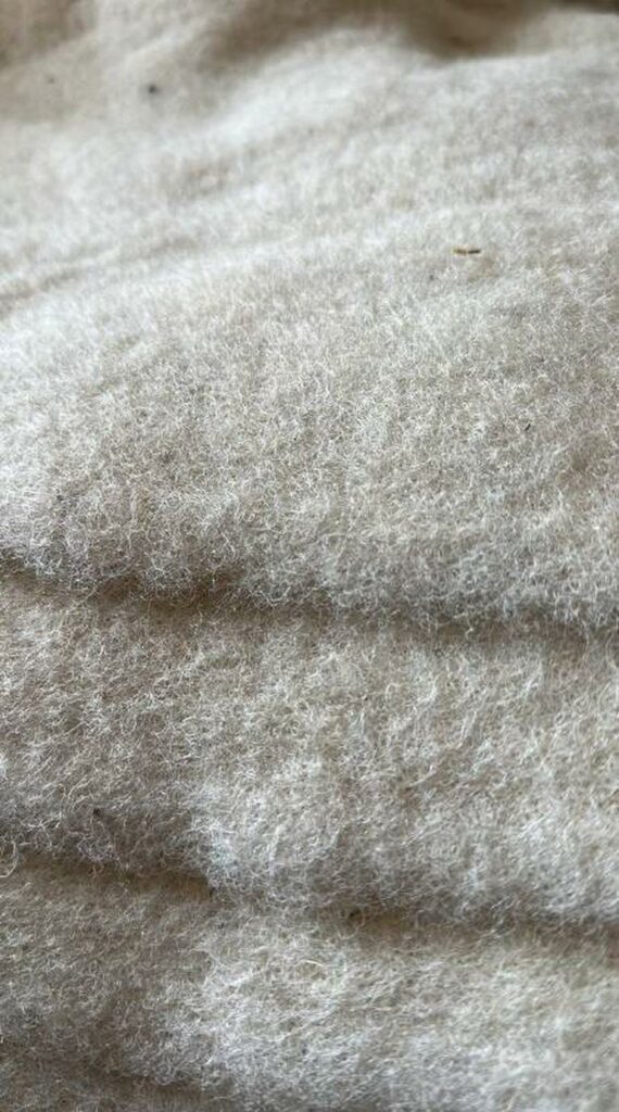 Molleton de laine ou Aiguilleté