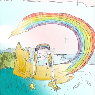 Voir le produit hdeows postcards flyers [ louve & princesse étoile arc-en-ciel ] 2025 INBAWL du marchand hdeows | INBAWL - Édition & Illustration